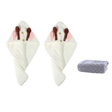 소프트 헤어 타월 SG18 2p + 세면타월 세트, 타입1, 1세트