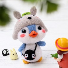 Healingcare 펠트 실 바늘 DIY 세트, 1세트, 27 펭귄 토토로