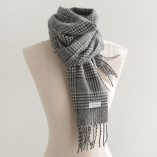 바비수 러빈 글렌 체크 수술 머플러