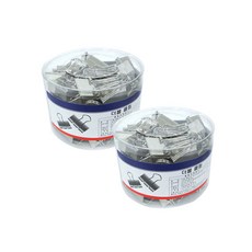 morning glory 銀色雙頭夾, 2個