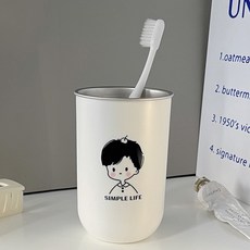 Mond Spot 304不鏽鋼浴室漱口杯 YY57884, 男, 1個