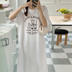 보리맘 키드 코튼 빅사이즈 롱 임부 원피스 a793