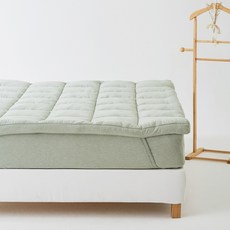La Pomme Atique棉質鬆緊床墊, Melange Mint