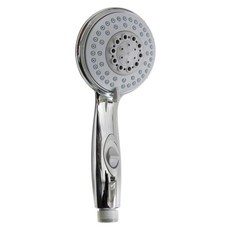 雙手萬能 3段式蓮蓬頭 暫停止水 花灑水/按摩水/氣泡水, 1個, 銀色