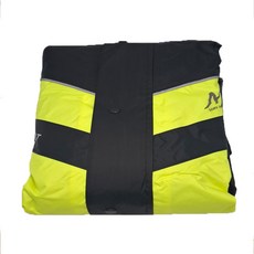 Moto cap 鈦鴻 M205雙側開運動型風雨衣 螢黃 XL, 1入