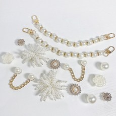 Richeduck珍珠花朵掛繩配件飾品 14種組