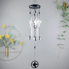 바람 종소리 인테리어 장식 모빌, 실버벌새