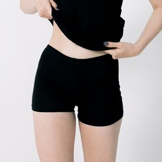 TERAWOOD 女性棉質柔軟彈性安全褲 兩分褲 3件組