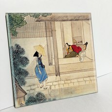 TDP名畫磁磚 A型 辛允福 奇房武士