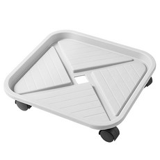 SOFTHOLIC 可移動式排水方形花盆托盤, 混色