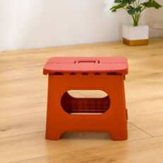 플러스잇 귀여운 폴딩 의자 S, 2레드, 1개