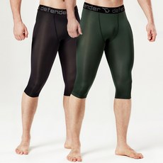 男款運動跑步7分褲 MP-BBWW 2件組