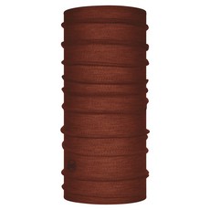 西班牙 BUFF 多用途美麗諾羊毛保暖圍脖, 素色赭紅
