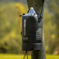 IDOOGEN Auto Pressure 高階 2 便攜式露營淋浴袋 12L, 黑色, 1個