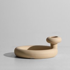 米色居家裝飾多功能管狀花瓶, 單一顏色