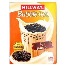 HILLWAY 皇家珍珠奶茶即溶茶粉 22g x 5包 + 珍珠 30g x 5包 套組, 1套