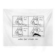 Market A 簡約塗鴉掛布, GT5693