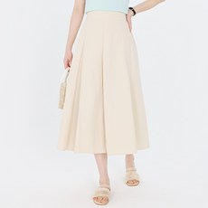 모이르벨라 루아 밴딩 롱 플레어 스커트 P24SS2-A0098