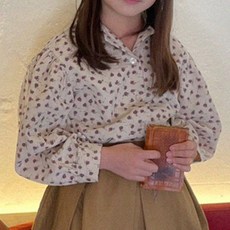 Neel 孩童華麗長袖襯衫