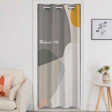 A'HOP 不含桿 全覆蓋現代風遮光窗簾, 款式 08