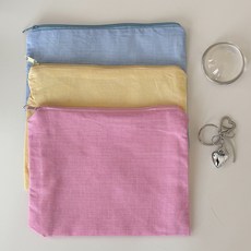 SORIDAL 女性用 Sanli 格紋輕量多用途化妝旅行收納包 3件組 + 鑰匙圈套組