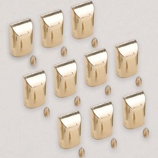 弦鈴尾端鈴鐺拉鍊, 金色, 20個