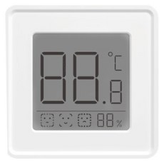 JOW BUY 蕉蕉購物 家庭兩用電子溫濕度計, 白色, 1個