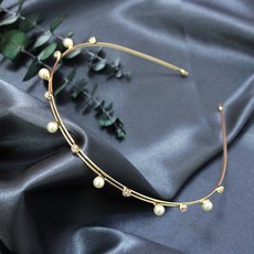 DRESSHOUSE 立體珍珠造型髮箍