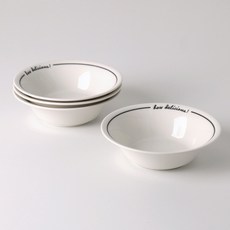 ROUND N FLAT 日本製刻紋圓盤 大, 白色, 4個
