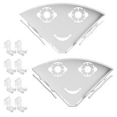Smile Edge轉角置物架, 單色, 2套