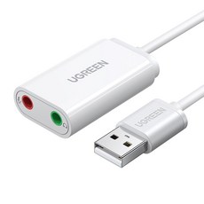 UGREEN 綠聯 外接式USB音效卡轉接器, US205