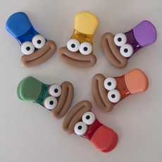 布朗先生磁鐵夾6件組, 混合色