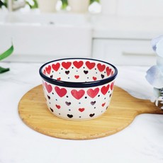 Ceramika Artystyczna 波蘭陶器 烤盅 2108, 1個, 紅色