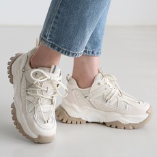 단골언니 여성용 마그넷 어글리 통굽 운동화