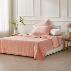 썸머스카이 풍기인견 이불 겸 스프레드, 핑크