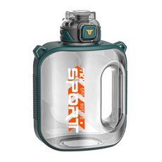 TKK 邁吨Tritan大容量運動水壺, 高山綠, 1個, 2.1L