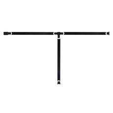T字型軌道 3m, 黑色的