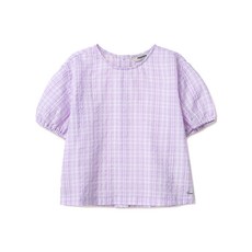 renoma kids 女童格紋短版上衣 R2322B355