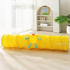 Daysoy 可愛貓咪角色隧道 S, 1個, 黃色