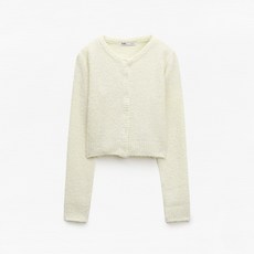 미쏘 여성용 부클 크롭 가디건