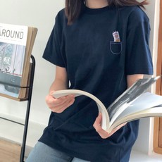 HumbleStudio 女性透氣貓爪Logo T恤 20支棉短袖T恤 KK02086