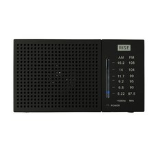 라이즈 휴대용 포터블 라디오, 블랙, TR-234