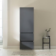 장인가구 E0 플레이트 광폭 주방수납장 600 방문설치, 올진그레이