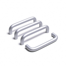 把手世界 14 Basic DJ 2孔傢俱把手 P128mm 銀色, 4個