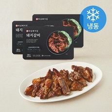 하남돼지집 한돈 양념 돼지 갈비 (냉동), 500g, 3개
