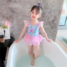 BEBENIZ 女童蕾絲人魚泳裝