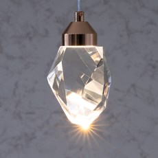 Hit照明 LED Roka 水晶餐桌燈 廚房 廚房 室內裝潢 吊燈 5W D7080, 單一顏色