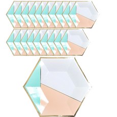 一次性派對定製紙盤 26 厘米, 20個, 1入