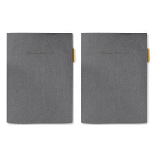 希望事務點 A4 迷迭香多功能雙口袋文件夾 HG0030, 黑色, 2個