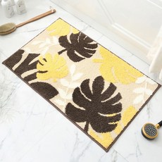 소니오 리프 논슬립 주방 욕실 발매트, 03 황금정원